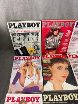 Vintage 1970's Playboy Magazine Collection Lot