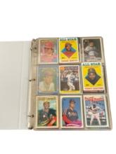 Vintage Baseball Trading Card Collection Binder Lot