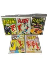 The Flash #127, #129, #130, #132, #133 Marvel DC Comic Book Collection Lot of 5