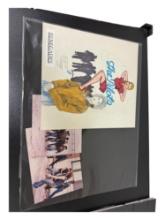 Renegades Patrick Swayze movie costume design sketch drawing signed by Judy Truchan