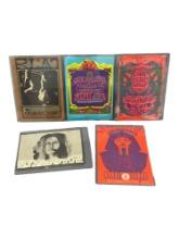 Vintage Concert Postcard Handbill Psychedelic Collection Lot