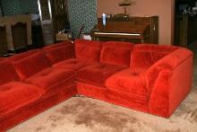Vintage 3 Piece Sectional Sofa