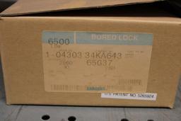 Lot of (40) Sargent Cylindrical and Bored Lock Door Handles Models: 65G37-2860KL-26D, 65G37-28KL-...