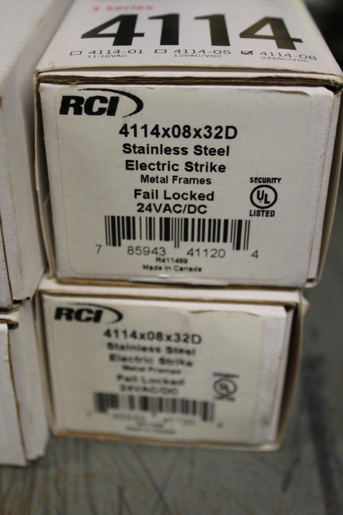 Lot of Adams Rite & Best Stainless Steel Electric Strikes