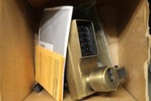 Lot of Schlage Keypads and Town Steel Sentinel Lever