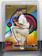 Zack Wheeler 2023 Topps Finest Gold Refractor (#20/50) Parallel #35