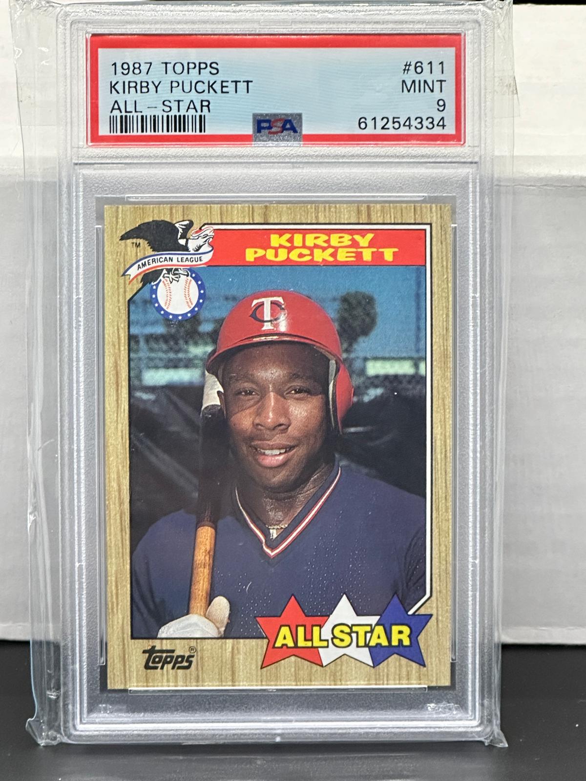 Kirby Puckett 1987 Topps All Star PSA 9 MINT #611