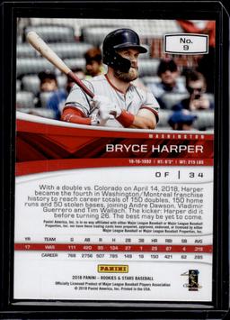 Bryce Harper 2018 Panini Rookies and Stars #9