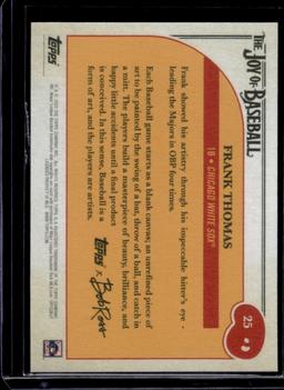 Frank Thomas 2023 Topps Bob Ross The Joy of Baseball #25