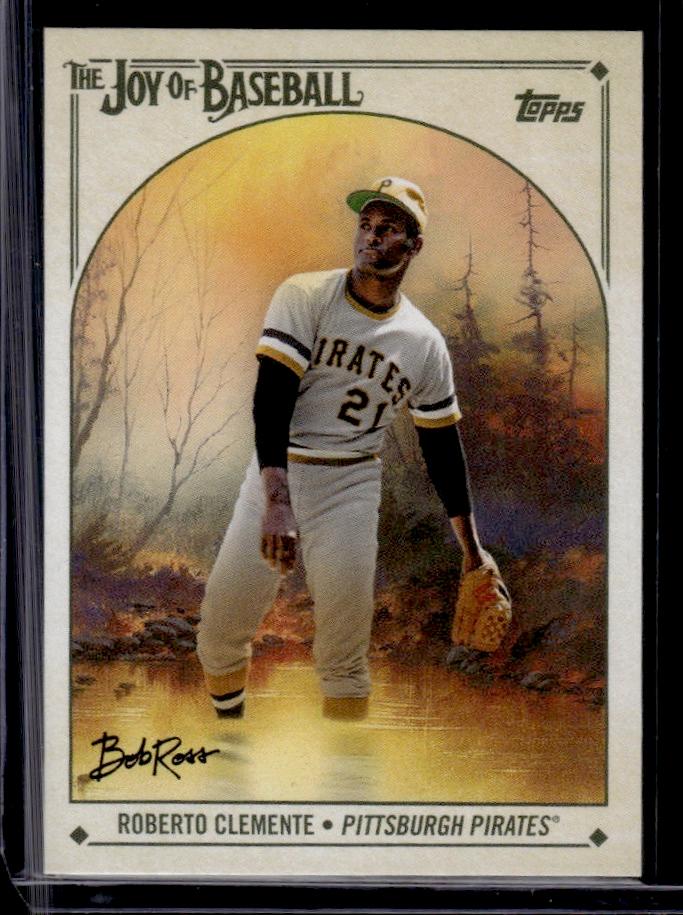 Roberto Clemente 2023 Topps Bob Ross The Joy of Baseball #34