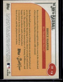 Bryce Harper 2023 Topps Bob Ross The Joy of Baseball #58