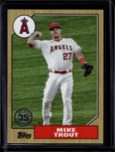 Mike Trout 2022 Topps 1987 Design Insert #87TB-36