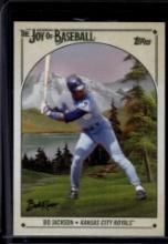 Bo Jackson 2023 Topps Bob Ross The Joy of Baseball #15