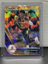 Ja Morant 2021 Panini Prizm Draft Picks Orange Cracked Ice Prizm #64