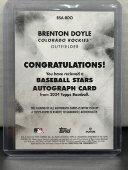 Brenton Doyle 2024 Topps Baseball Stars Auto #BSA-BDO