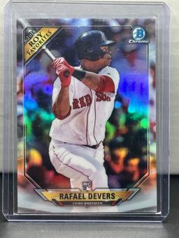 Rafael Devers 2018 Bowman Chrome ROY Favorites Rookie RC Refractor Insert #ROYF-RD