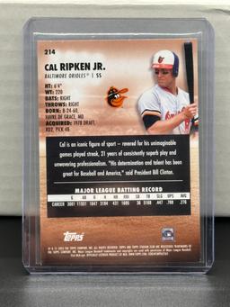 Cal Ripken Jr. 2023 Topps Stadium Club Red Foil Parallel #214