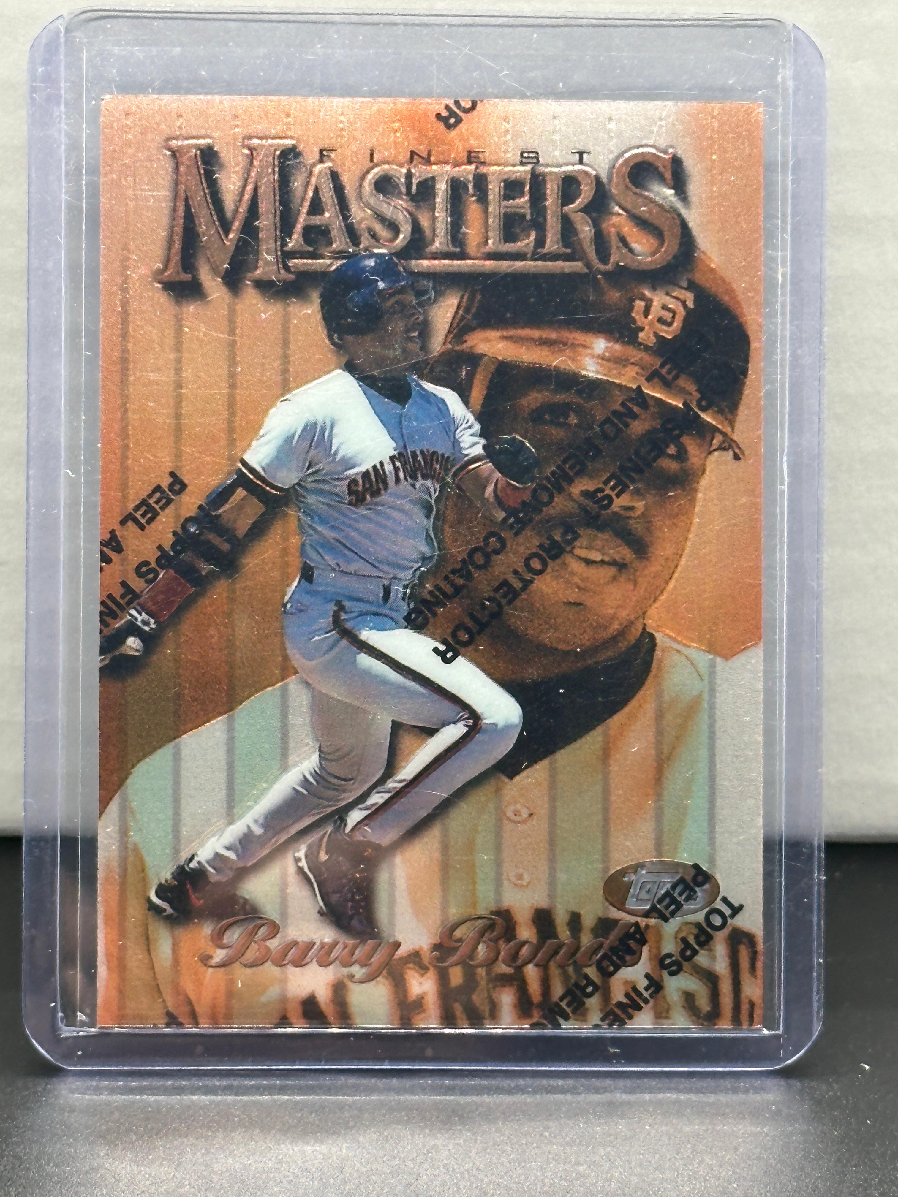 Barry Bonds 1997 Topps Finest w Peel #1