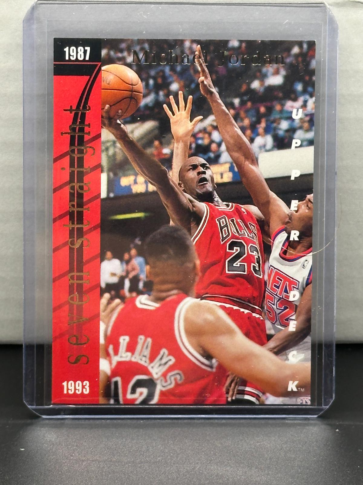 Michael Jordan Wilt Chamberlain 1993 Upper Deck Insert #SP3