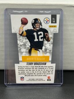 Terry Bradshaw 2015 Panini Score Precision Passers Die Cut Insert #14