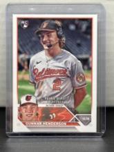 Gunnar Henderson 2023 Topps Rookie Debut RC #US18