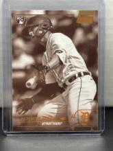 Spencer Torkelson 2022 Topps Stadium Club Orange Foil Sepia Rookie RC Parallel 167