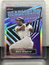 Dave Winfield 2023 Topps Finest Headliners Refractor Insert #FH-13