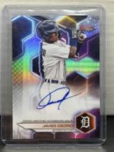 Javier Osorio 2023 Bowman's Best Best of 2023 RC Rookie Refractor Auto #B23-JO