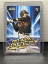 Adley Rutschman 2023 Topps Stadium Club Virtuosos of Velocity Rookie RC Insert #VV-24