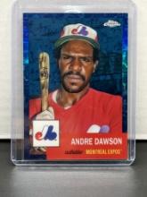 Andre Dawson 2022 Topps Chrome Blue Toile (#46/199) Refractor #58