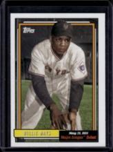 Willie Mays 2022 Topps Archives Major League Debut #377