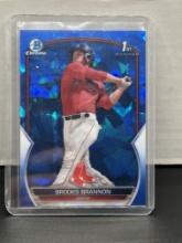 Brooks Brannon 2023 Bowman Chrome Sapphire Rookie RC #BCP-245