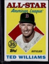Ted Williams 2023 Topps 1988 Design All Star Insert #88AS-10