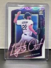 Clayton Kershaw 2021 Panini Donruss Optic Lights Out Insert #LO14