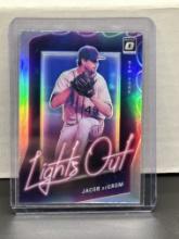 Jacob DeGrom 2021 Panini Donruss Optic Lights Out Silver Prizm Insert #LO7