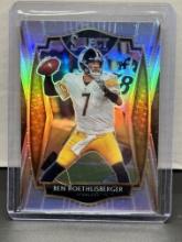 Ben Roethlisberger 2020 Panini Select Premier Level Silver Prizm Parallel #107