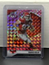 Travis Kelce 2021 Panini Mosaic Pink Mosaic Prizm Parallel #4