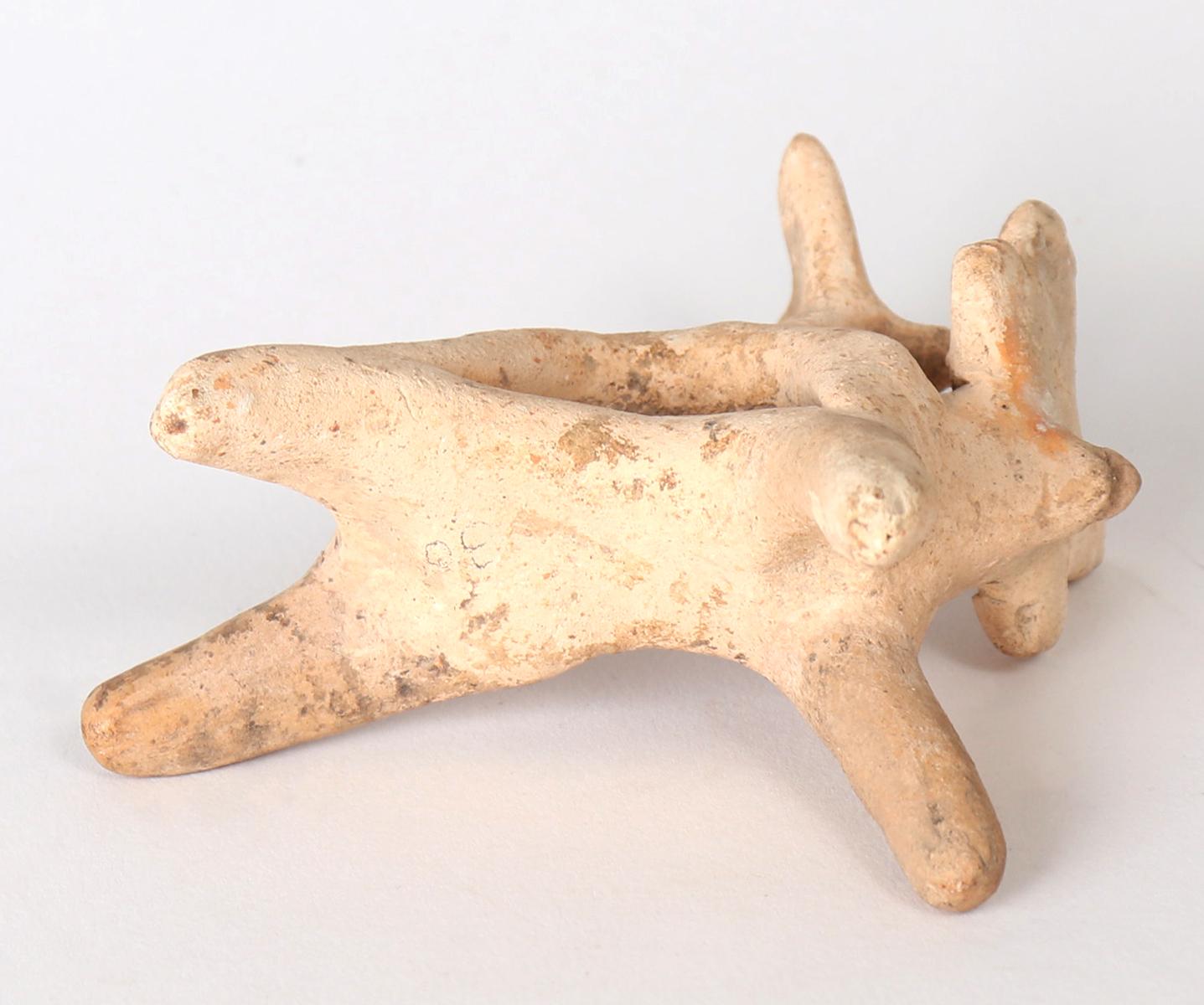 Early Chinesco Puppy on Dog Effigy 300 - 100 BC