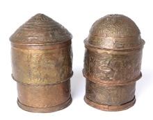 Group of Two Asante Brass & Copper Forowa