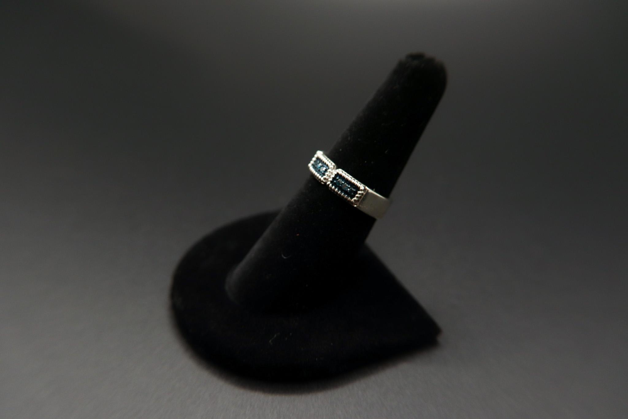 Blue Velvet Diamond Ring