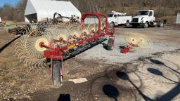 H&S 9 Wheel Hay Rake