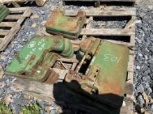 (10) John Deere suitcase weights of JD 4230