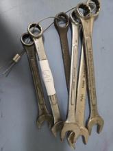 6 large wrenches, boxed on one end