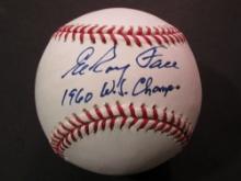 Elroy Face Signed Baseball w Inscription Certified COA