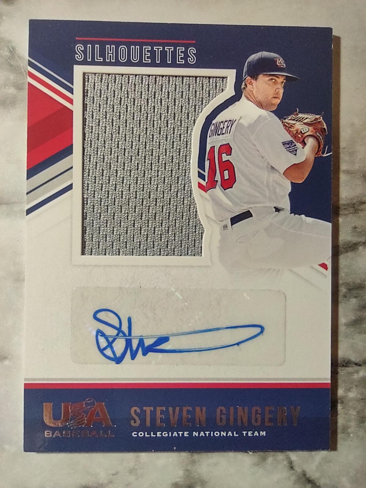 2018 USA Baseball Silhouettes RPA Steven Gingery /199