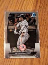 2023 Bowman Chrome #33 Oswaldo Cabrera Rookie New York Yankees