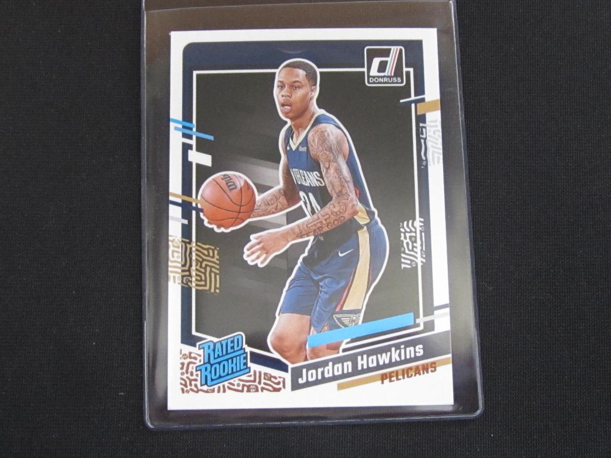 2023-24 DONRUSS JORDAN HAWKINS RC PELICANS