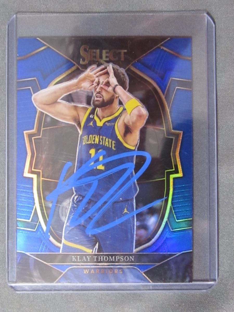 KLAY THOMPSON SIGNED SPORTS CARD WITH COA