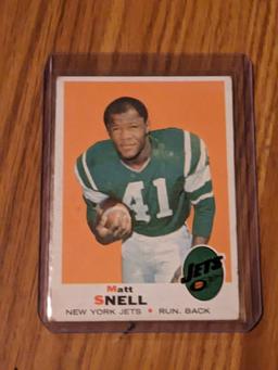 1969 Topps Vintage Matt Snell #193 New York Jets