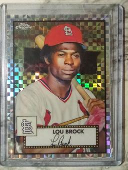 2021 Topps Chrome Platinum Xfractor Lou Brock #630